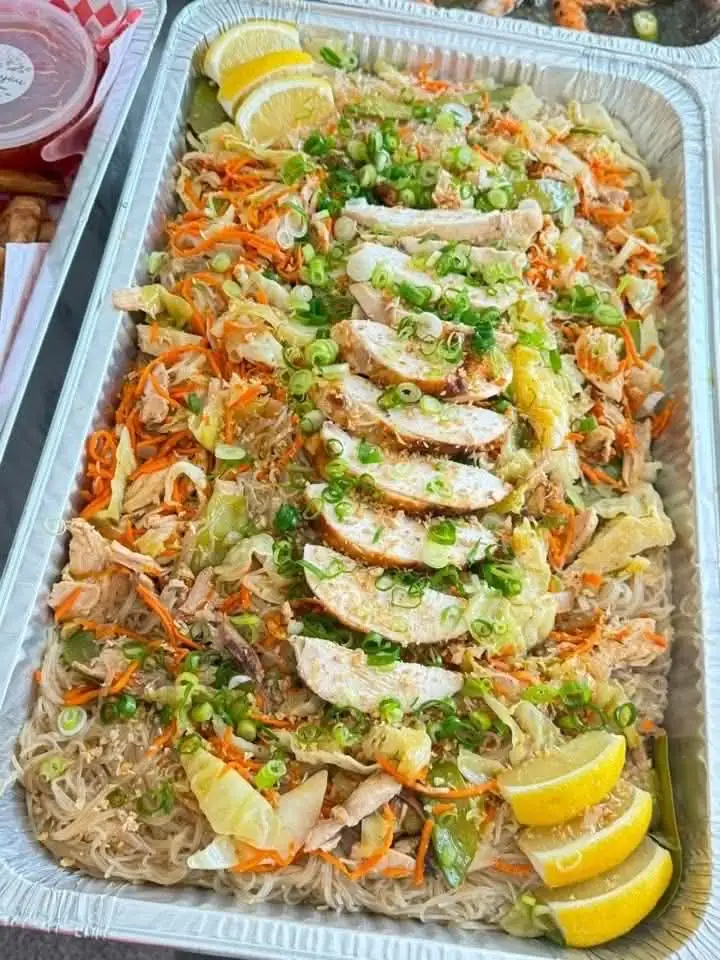 Pancit Bihon catering tray