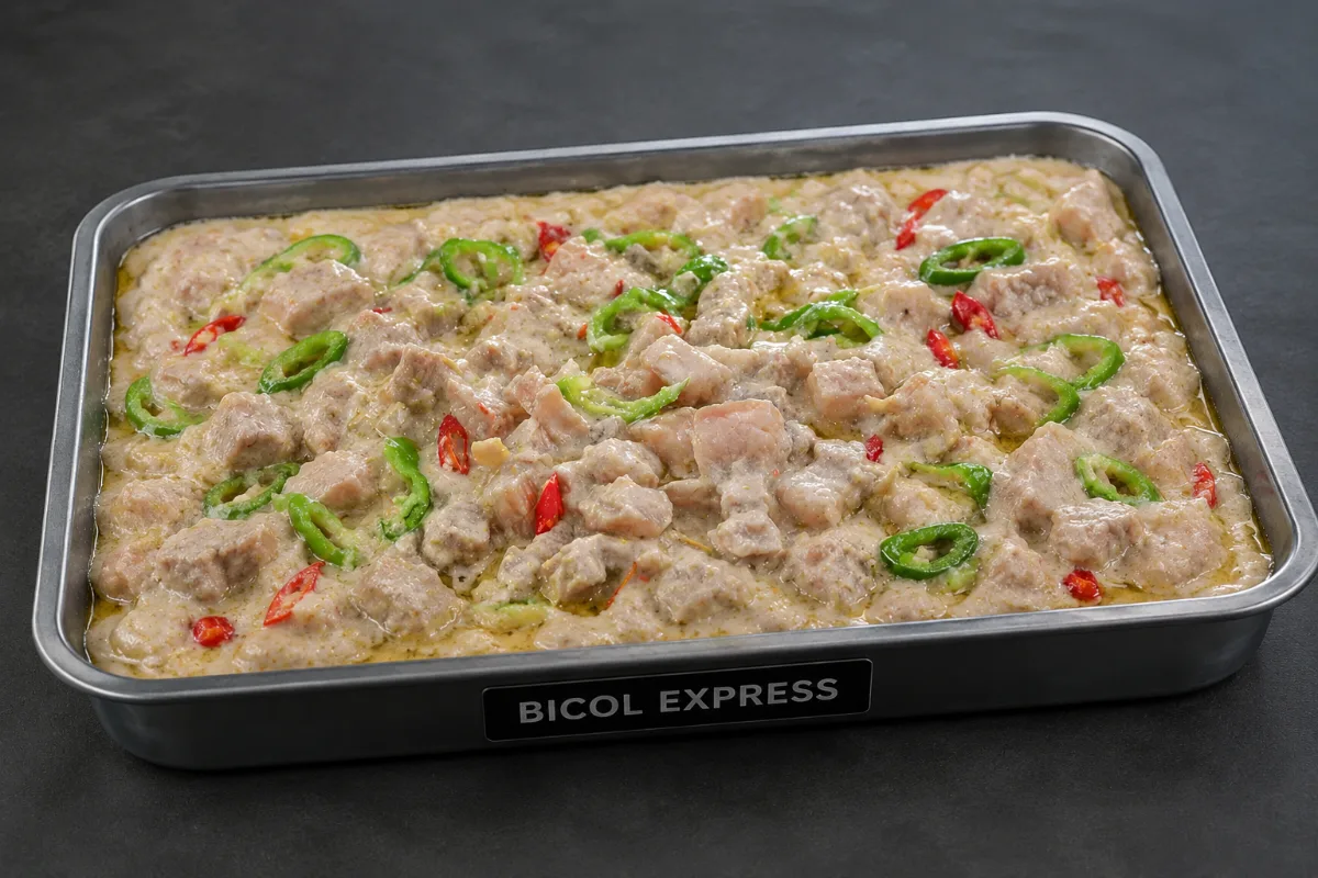 bicol express catering tray
