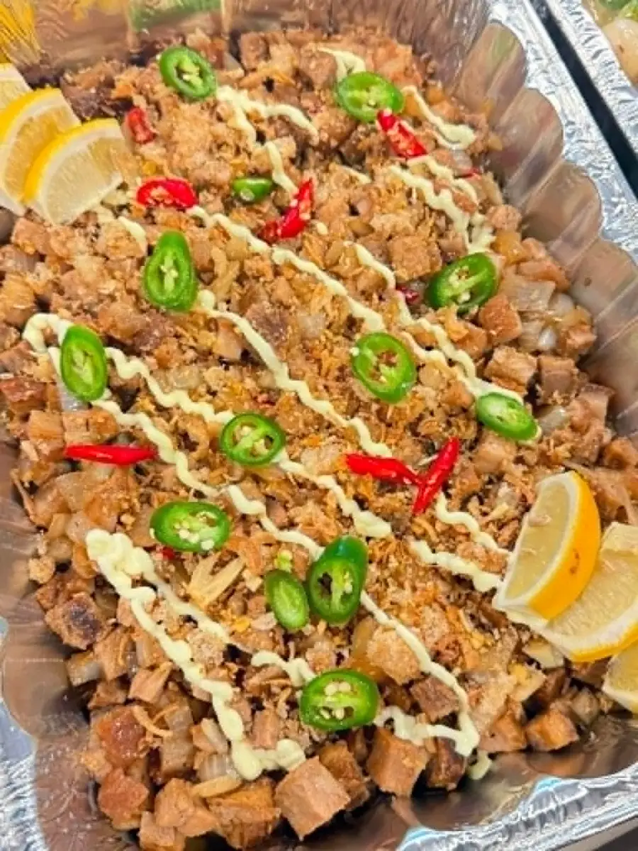 Sisig catering tray